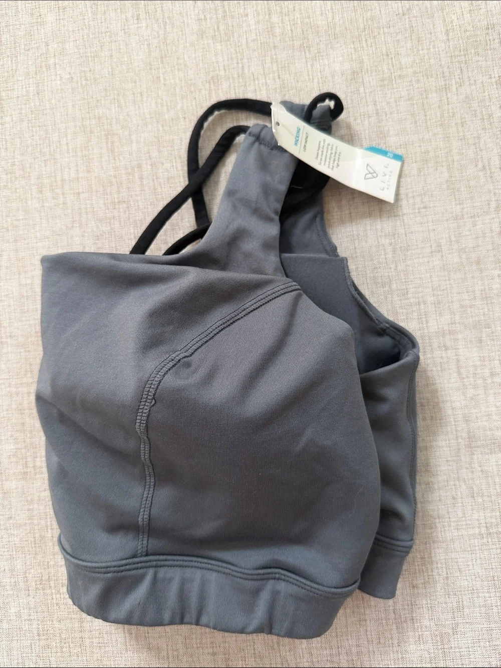 Livi Lane Bryant Sports Bra Sz 20 Low Impact Wireless athletic gym yoga lounge - Picture 5 of 8